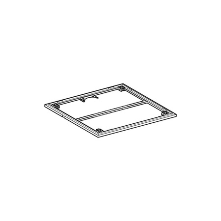 Dodatkowa stopa do panelu do brodzików bezbrodzikowych Geberit Setaplano 120 x 120 cm
