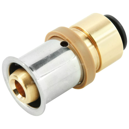 Łącznik mosiężny Press/Click - 16x8 mm