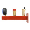 Zespół przyłączeniowy AFRISO BSS 3/4'' GW x GW, max. 1.5 bar + wskaźnik ciśnienia