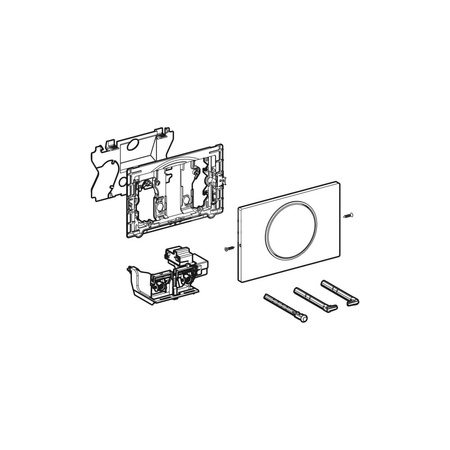 Pokrywa Geberit do podtynkowego gniazda rozdzielacza