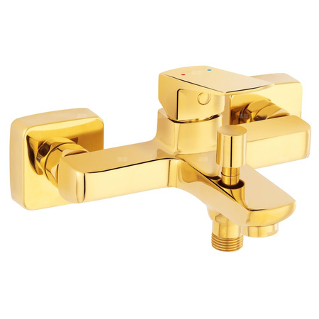 VITTO VerdeLine bateria wannowa ścienna, złoty