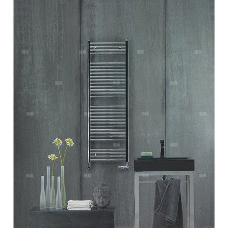 Grzejnik drabinkowy ZEHNDER Virando, wym. 1226 x 600 mm, kolor chrom, moc 648W