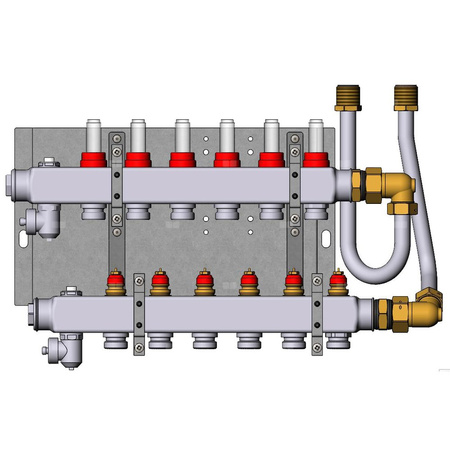 Danfoss Distribution unit, Type SG-CDM, 12 connections with flow meter