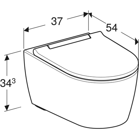 Miska WC wisząca GEBERIT One