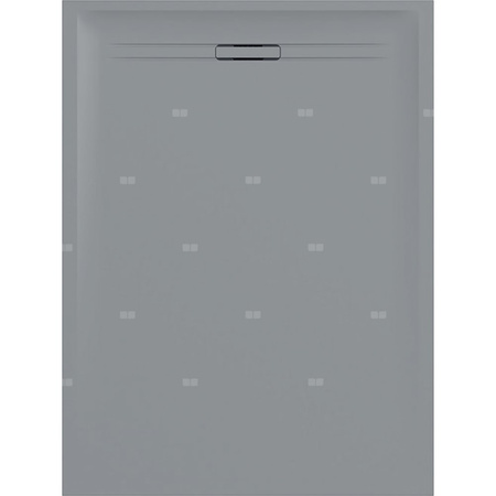 Brodzik prostokątny Geberit Sestra: 90x70x4cm, Szary / Struktura łupka
