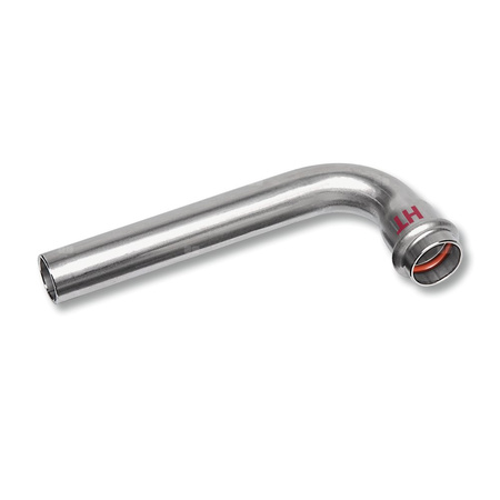 Łuk 90' SANHA NiroSan Press Industry długi, stal nierdzewna, 35 mm (zw x zz)