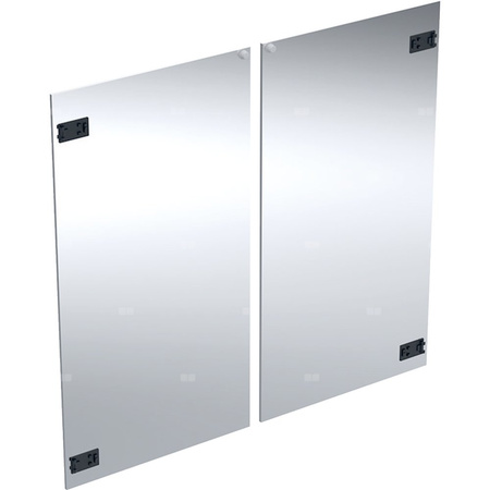 Zestaw drzwi krótkich, do szafki z lustrem Geberit ONE (od roku produkcji 2021): Szerokość znamionowa=75cm