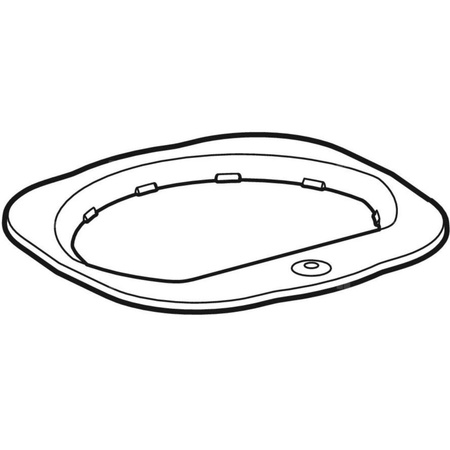 Pierścień mocujący Geberit do rynny zbiorczej serii CleanLine