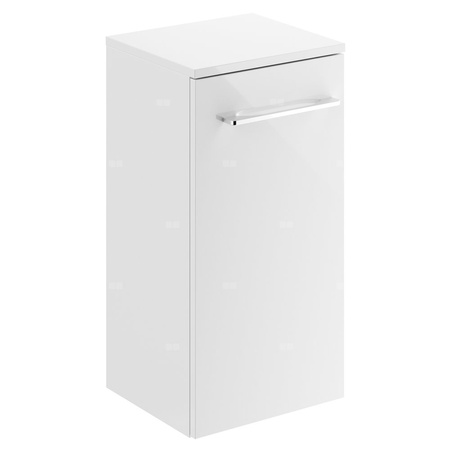 Geberit Selnova Square Szafka boczna, B33cm, H65cm, T29.7cm, z jednymi drzwiami, biały