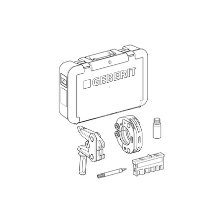 Opaska zaciskowa (komplet do zb323, zb324) GEBERIT Mapress fi 108 mm do złączek zaprasowywanych