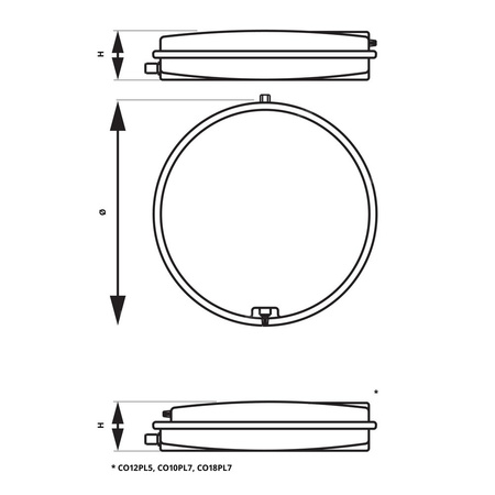 Naczynie płaskie do CO CP 387/10