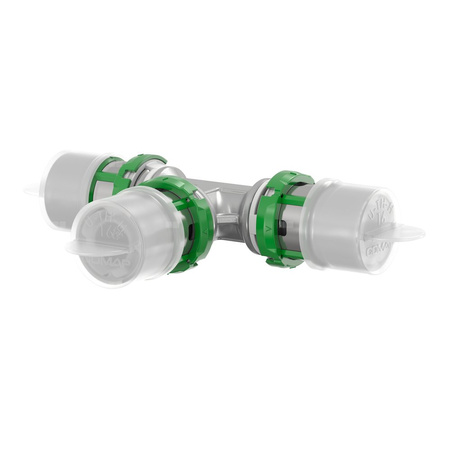 Trójnik COMAP MultiSkin Visu-Control mosiądz 63x4,5 (zacisk)