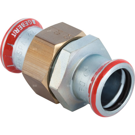 Śrubunek hydrauliczny GEBERIT Mapress C-Stahl stal mz 35 mm z pierścieniem zacinającym