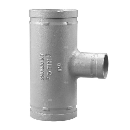 Trójnik redukcyjny ocynkowany Groove - 323.9/273/323.9