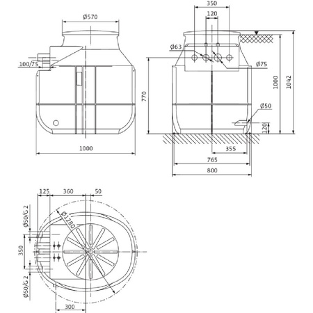 Pompa do ścieków WILO DrainLift WS 40D BASIC/MINI3 V04/M06-523 50 Hz / 13.33 m³/h / 0.93 W