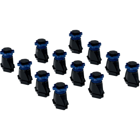 Zestaw nóg Geberit do brodzików o długości od 160 cm (12 szt.): H=9–21cm