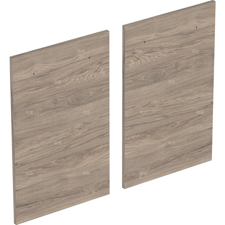 Front (bez zawiasów) (2 szt.) do szafki do umywalki GEBERIT NOVA PRO PREMIUM, kol. ciemny orzech szer.800 mm