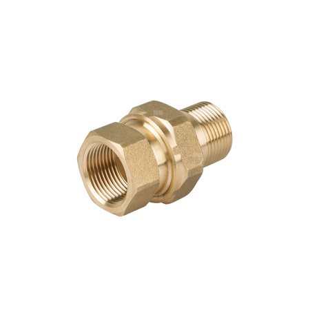 Śrubunek wzmocniony prosty stożek PERFEXIM PHA-301, mosiądz, 1/2'' (GW x GZ), PN16 bar