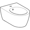 Bidet wiszący Geberit iCon, ukryte mocowania: T=53cm, Przelew=Widoczny, Biały