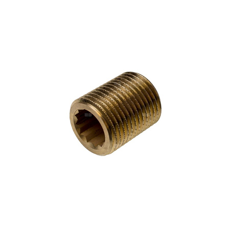 Nypel SANHA PURAFIT 3531, mosiądz, 1/2'' (GZ)