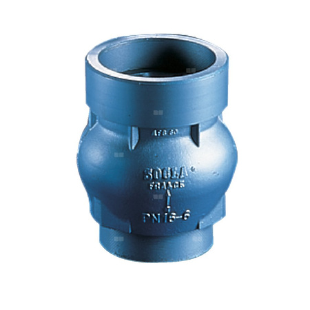 Zawór zwrotny gwintowany zew./wew., zamknięcie grzybkowe wspomagane sprężyną, typ 212, 2 1/2", PN16