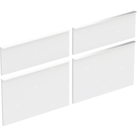 Zestaw frontów szuflad do dolnej szafki pod umywalkę GEBERIT iCon, kol. biały szer.1200 mm