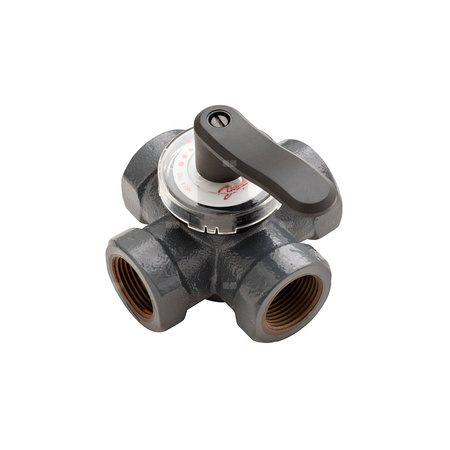 Zawór HRE 4 PN6 20/6.3 obrotowy, 4-drogowy Rp3/4 do układów centralnego ogrzewania