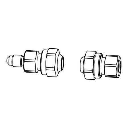 Zestaw do przedłużenia rurki impulsowej, bez rurki