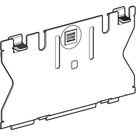 Płytka ochronna Geberit do podnośnika hydraulicznego, do spłuczki podtynkowej Sigma 12 cm