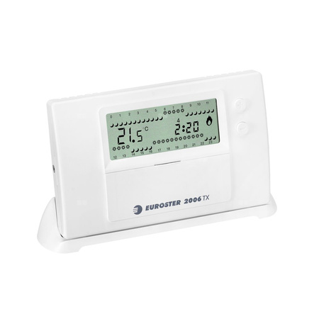 Regulator temperatury Euroster E2006TXRXN z odbiornikiem natynkowym