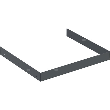 Listwa dystansowa Geberit do dolnej szafki pod umywalkę kompaktową: Czarny, Szerokość umywalki=45cm