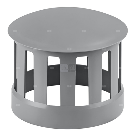 Osłona wywietrznika dachowego MAGNAPLAST kolor szary 160 mm, PP (PP)