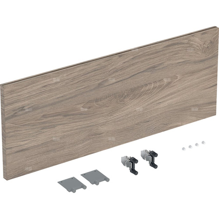 Front szuflady do dolnej szafki pod umywalkę GEBERIT iCon, kol. orzech włoski hickory melamina, struktura drewna szer.600 mm