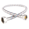 Wąż przyłączeniowy elastyczny FERRO z oplotem (stal), GW x GW, 1/2'' x 3/4'', długość 60 mm