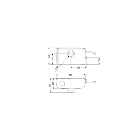 Pompa do ścieków KESSEL Minilift F 50 Hz / 0.65 W