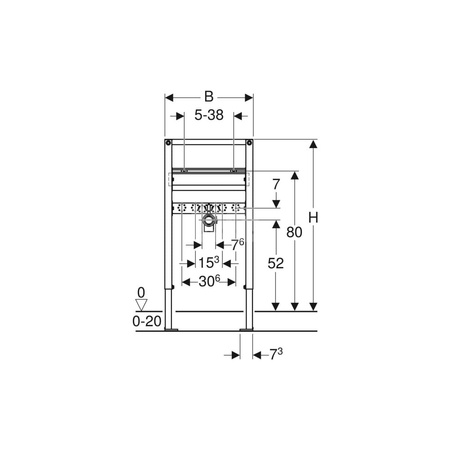 Zestaw prętów gwintowanych Geberit M10 (2 szt.)