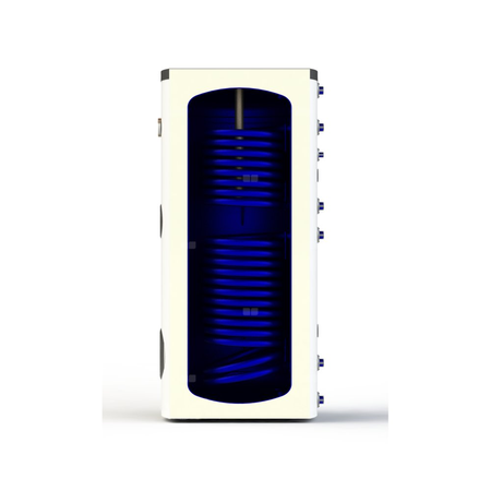 SB-301 wymiennik c.w.u. stojący z dwoma wężownicami