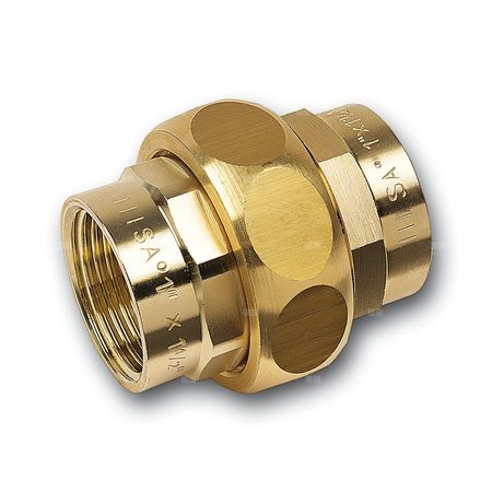 Śrubunek SANHA PURAFIT ze stożkiem trzyczęściowy, Cu, 1'' (GW)