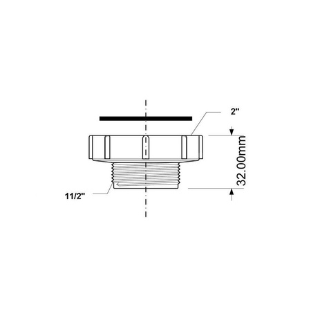 Redukcja zewnętrzno-wewnętrzna 2"x11/2"