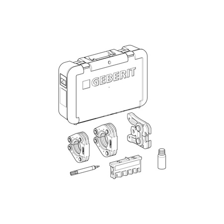 Opaska zaciskowa (komplet do zb203 i zb303) GEBERIT Mapress M fi 35 mm do złączek zaprasowywanych