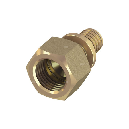 Mufa przejściowa TECE flex, brąz, 20 mm x 3/4'' (GZ x GW)