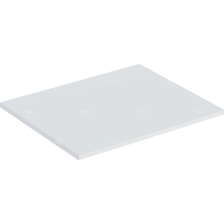 Półka Geberit iCon do elementu bocznego: B=24.6cm, Biały / Lakierowany matowy, T=20.2cm