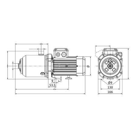Wilo-Medana CH1-L.1604-1/E/G/10T wysokociśnieniowa pozioma pompa do wody