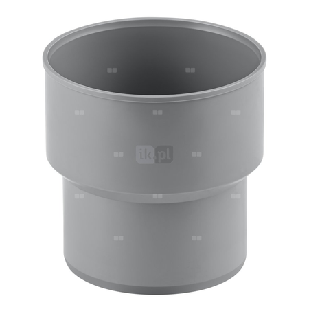 Złączka do rur metalowych MAGNAPLAST HT PLUS HTUG, PP (szary), DN 50 (ww x ww), do kanalizacji
