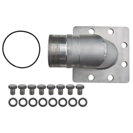 Kolano stal nierdzewna, przył. DN 80 dł.250mm szer.180mm WILO