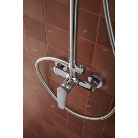 OTAVA DESZCZOWNIA Z BATERIĄ NATRYSKOWĄ, CHROM