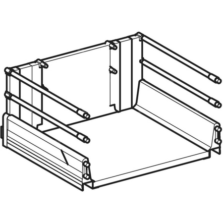 Szuflada dolna Geberit do szafki bocznej: B=45cm