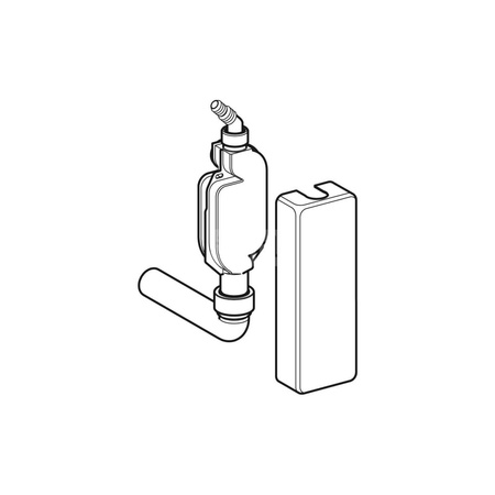 Nakrętka Geberit z zaślepką: Biały-alpin