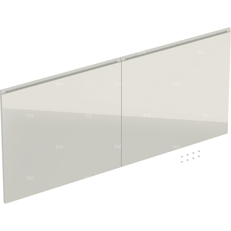 Zestaw frontów szuflad do dolnej szafki pod umywalkę GEBERIT Acanto, kol. sand matowy