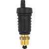 Odpowietrznik automatyczny pionowy, hybrydowy PrimoVent G3/8'' z Aquastop i zaworem stopowym, R1/2''